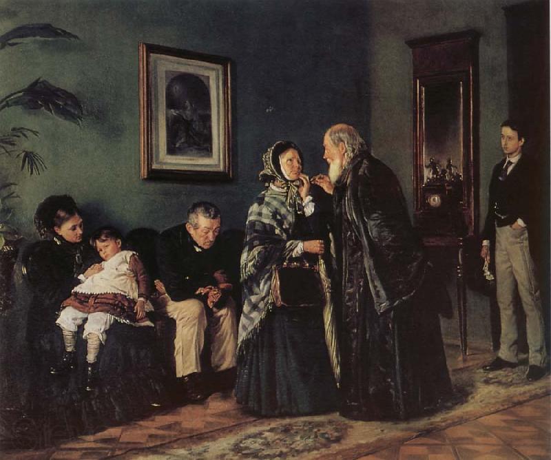 Makovsky, Vladimir In the Doctor-s Wating Room